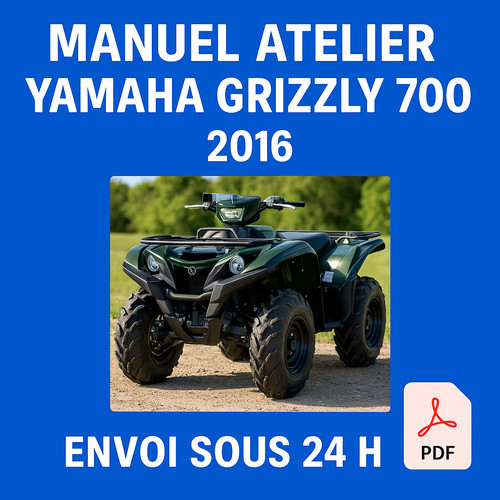 Manuel atelier yamaha - yamaha, 700