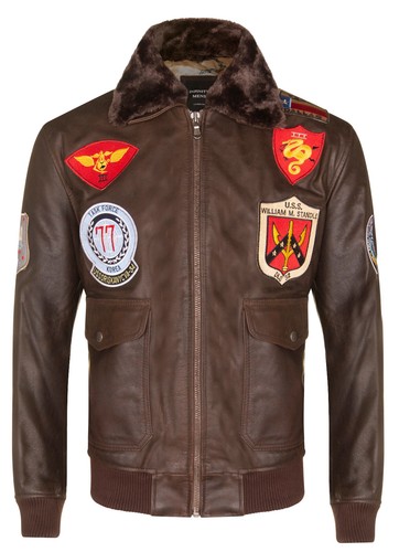 Veste pilote aviateur cuir - veste,