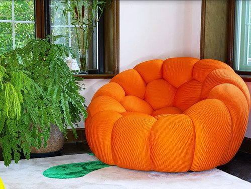 Modular bubble curved seat - modular,