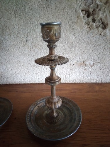 Paire bougeoire fin - de,
