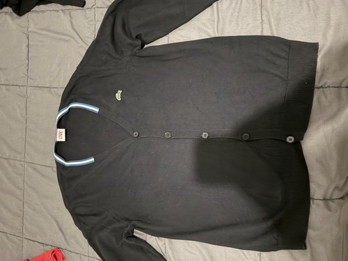 Gilet lacoste noir taille - gilet,