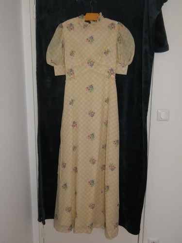 Vintage robe longue maxi - vintage, femme