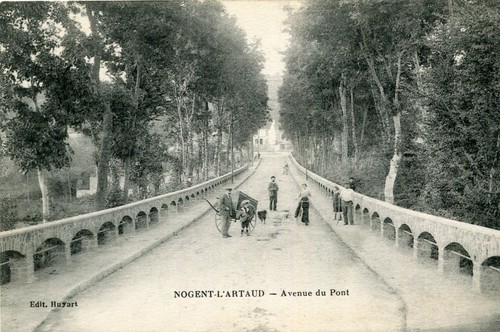 Carte nogent artaud - nogent, avenue