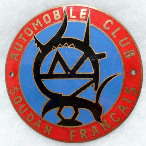 Plaque émaillée calandre - plaque,