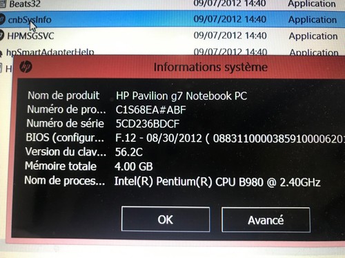 Coque inférieure hp - coque,