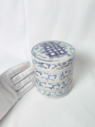 Boite porcelaine bleu de - en,