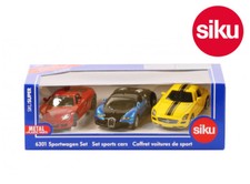 SIKU 6301 SPORTS Voiture Set Mercedes SLS Aventador LP 700-4 Bugatti Veyron