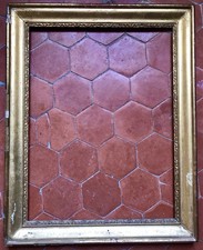 GRAND CADRE ANCIEN DORE BOIS