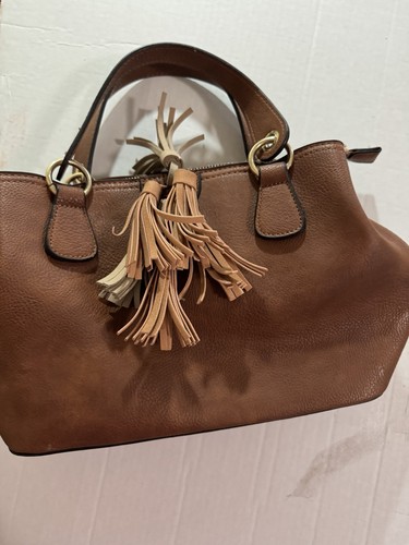 Gussaci handbag brown with - gussaci,