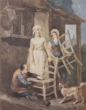 "Old chairs to mend" for Cries of London F. Wheatley gravé par Vendramini