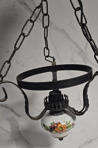 Ancien lustre céramique - , et