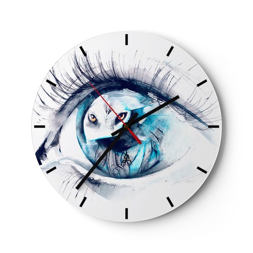 Horloge murale verre - en,