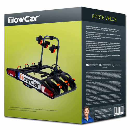 Porte vélo towcar tr3 - towcar,
