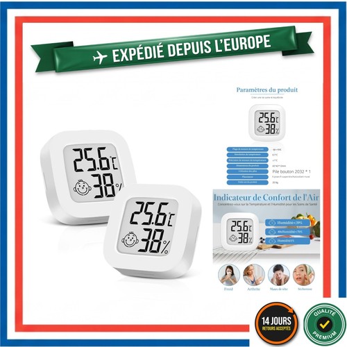 Hygromètre numérique 2pcs - hygromètre,