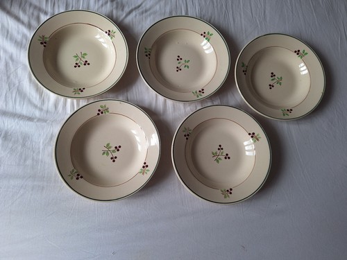 Assiettes anciennes creuses - assiettes,