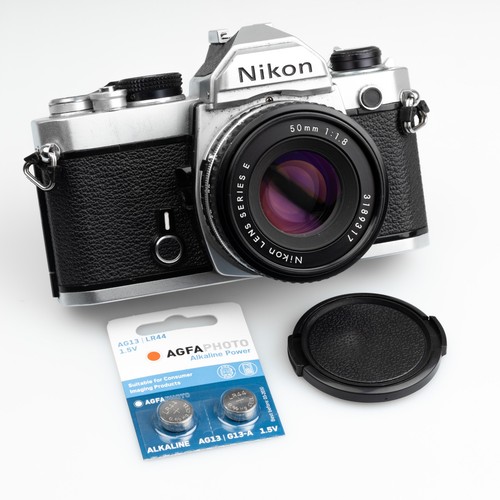 Serviced nikon fm chrome - nikon,