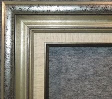 3.25" Antique Silver Leaf