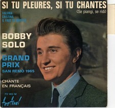 BOBBY SOLO SI TU PLEURES, SI