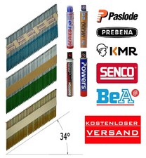 Paslode Clous En Bande 34° Tête D IM90 BeA Senco Prebena Hikoki Milwaukee Hilti