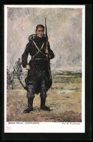 Carte postale artiste soldat - carte,