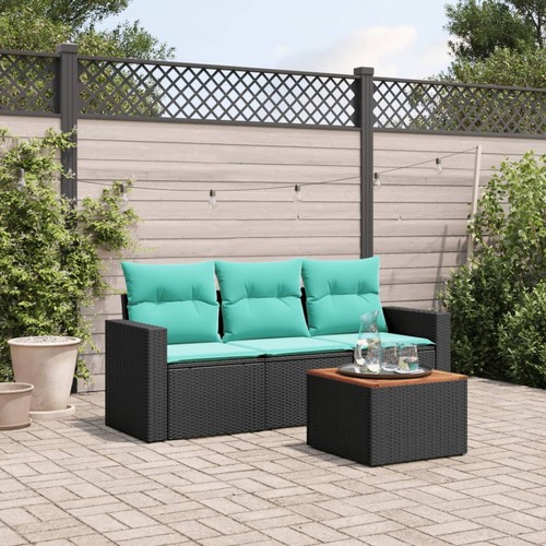 Salon jardin avec coussins - salon,