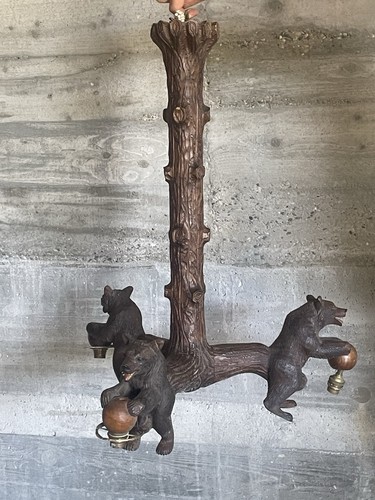 Lustre ours forêt noire bear - noire,
