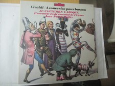 LP 33 T   Vivaldi 4 Concertos pour basson Jean-Pierre Laroque / Wallez