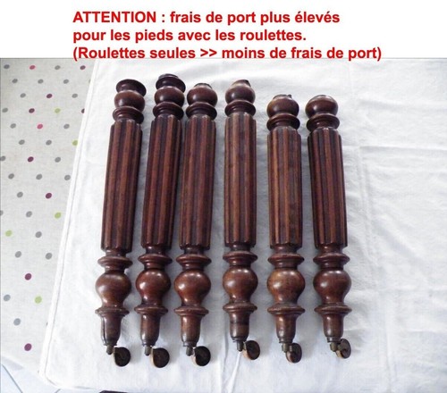 Lot roulettes table - lot, 6