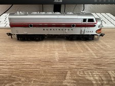 Fleischmann H0 US Locomotive Diesel 1343 Burlington Bon État Volle Function (Tm)