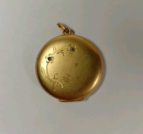 Pendentif rond laiton - pendentif,