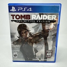 Tomb Raider - Definitive Edition (Sony PlayStation 4, 2014) PS4 - TESTED & WORKS