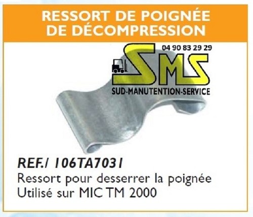 Ressort poignee timon - poignee,