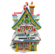 Department 56 Disney Donald’s Toys Mickey’s Merry Christmas Village 2010 Lighted