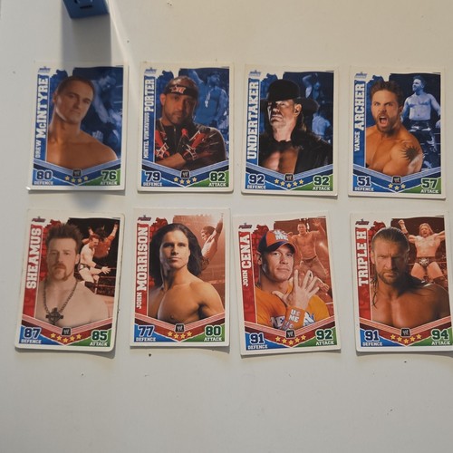 Wwe lot cartes catch - 8,