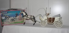 Barbie calèche de rêve #5440 avec un cheval vintage Mattel 1982