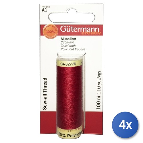 Bobine 100m gutermann rouge - bobine,