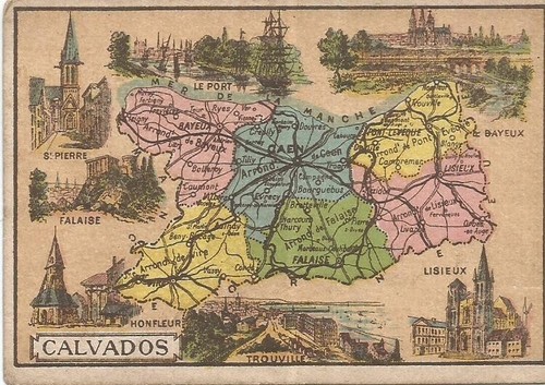 Chromos dept calvados - chromos,