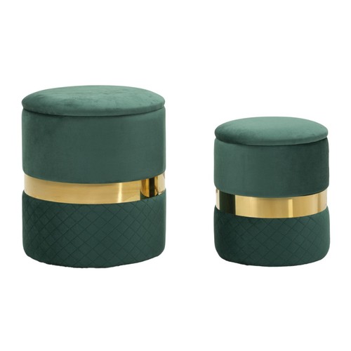 Lot poufs coffres - lot,