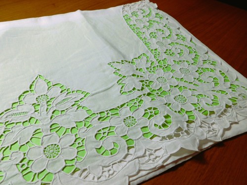 Drap ancien richelieu - drap, avec