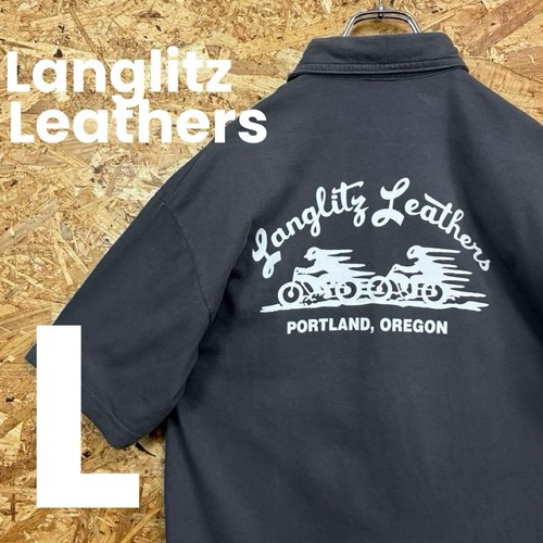 Langlitz leathers gray polo - langlitz,