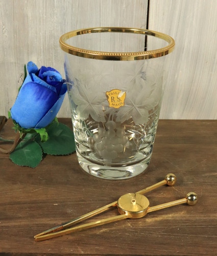 Seau glace glaçons vintage - glace,