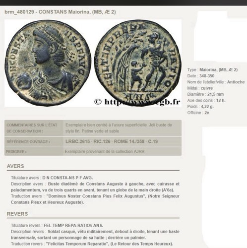 Monnaie antique romaine