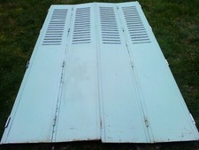  volets anciens persiennes vertes en fer 