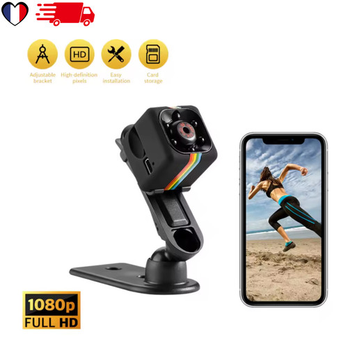 Mini caméra sport 1080p - caméra,
