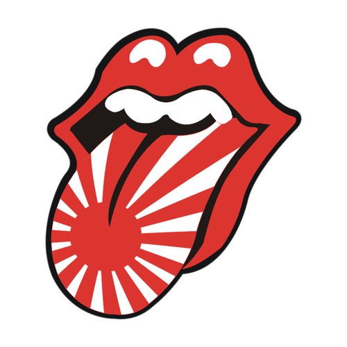 Sticker plastifié langue - sticker,