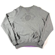 2000’s Sergio Tacchini Crewneck Sweatshirt Medium Grey