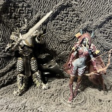 World of Warcraft The Litch King and Sylvanas Figures Blizzard Entertainment