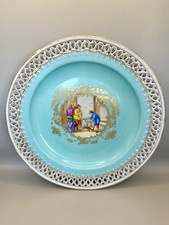 Meissen porcelain plate openwork Galant decor
