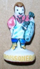 N°83 FRENCH FEVES PORCELAIN FIGURINE EPIPHANY CAKE