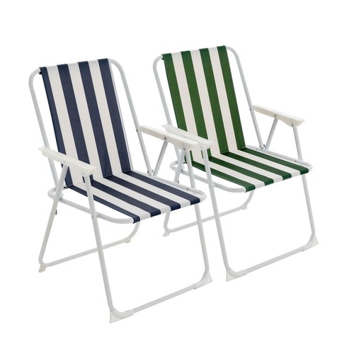 Chaises pliantes plage - 2x,